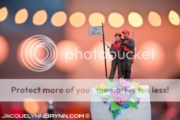 hunting wedding cake topper